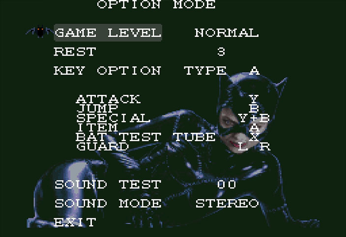 the_game_database - #1551: Batman Returns - viewing 07_options.jpg